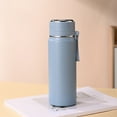 thumbnail image 1 of Insulated Cup Travel Mug - 316 Stainless Steel, Vacuum Insulation Technology, Leak-Proof Lid, One-Button Open, Tea Infuser Strainer Included, 1 of 8
