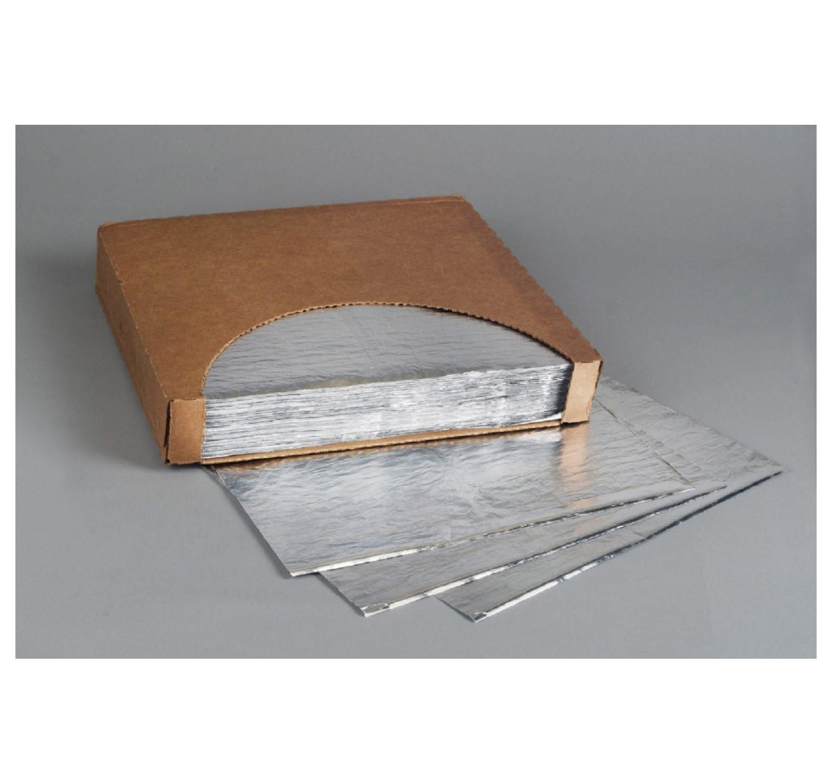 Insulated Cushion Wrap, 5C1212, 12" x 12", Plain Silver Wrap, 500 Sheets Per Box