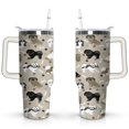 thumbnail image 1 of Insulated Dog Lover Tumbler for Women - 40oz Leakproof Travel Mug with Handle & Straw - Cute Puppy Gift Coffee Cup, 1 of 7