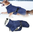 thumbnail image 1 of Insulated Dog Winter Coat Cold Weather Jacket With Padding Built In Warm Clothing Vest Back Zipper Design For Small Medium Breeds, 1 of 5