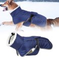 thumbnail image 1 of Insulated Dog Winter Coat Cold Weather Jacket With Padding Vest Built In Warm Clothing Back Zipper Design For Small Medium Breeds, 1 of 5