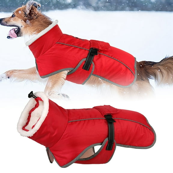 Insulated Dog Winter Coat for Cold Weather Padded Vest with Built In Warm Clothing and Back Zipper Design Suitable for Small Medium Breeds