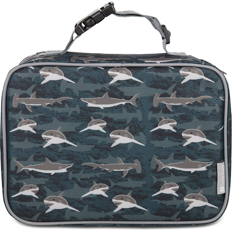 Insulated Durable Lunch Box Sleeve - Reusable Lunch Bag - Securely Cover  Your Bento Box, Works with Bentology Bento Box, Bentgo, Kinsho, Yumbox  (8x10x3) - Shark 