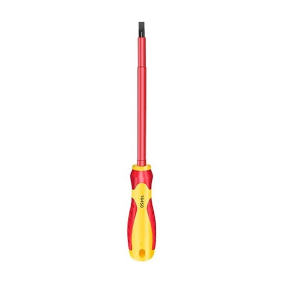 Insulated Electrician Screwdrivers Professional Electrical Screwdrivers Insulation Handle Steel Tips Slotted