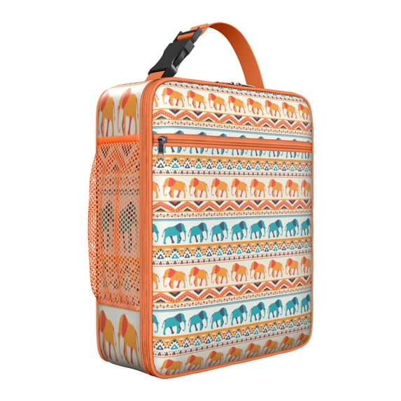Insulated Elephant Lunch Bag – Waterproof Soft Cooler Tote, Reusable Thermal Meal Box for Work, School, Hiking, Travel, Stylish and Functional for Adults