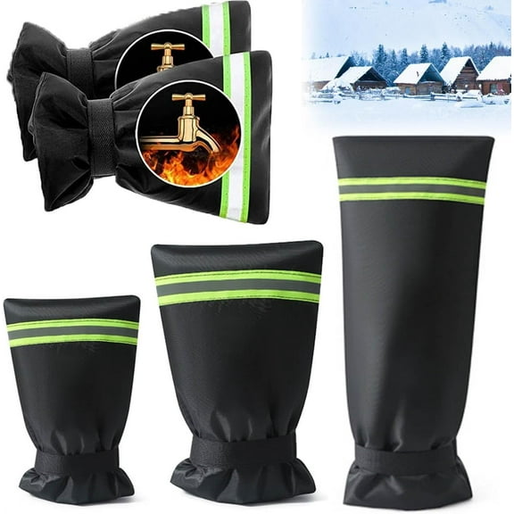 Insulated Faucet Covers Outside for Winter, Faucet Covers for Winter Insulated Outdoor Faucet Freeze Protector, Outdoor Water Spigot Covers for Winter (1 Pc* Small)