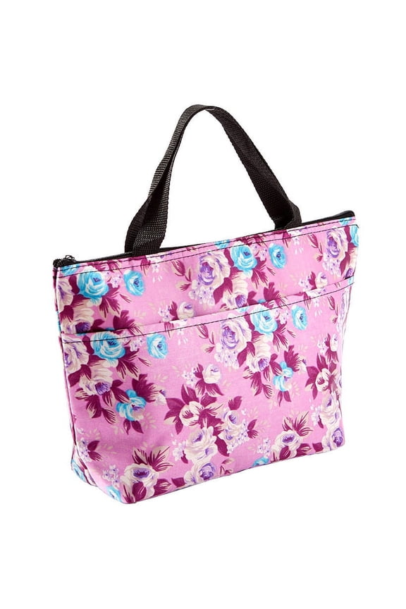 Insulated Floral Tote Bag