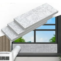 Insulated Foam Panels Portable AC Window Seal Kit Adjustable Air Conditioner Insulating Panel Sturdy Thick Heat Reduction Noise Fill
