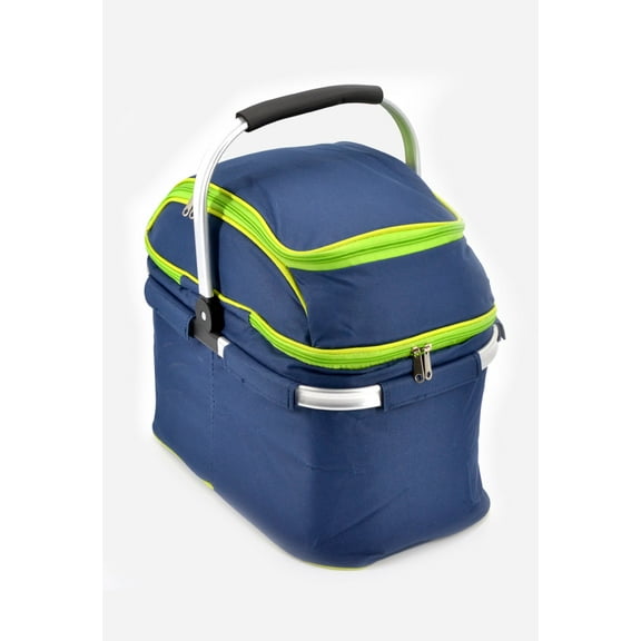 Insulated Folding Picnic Basket & Cooler