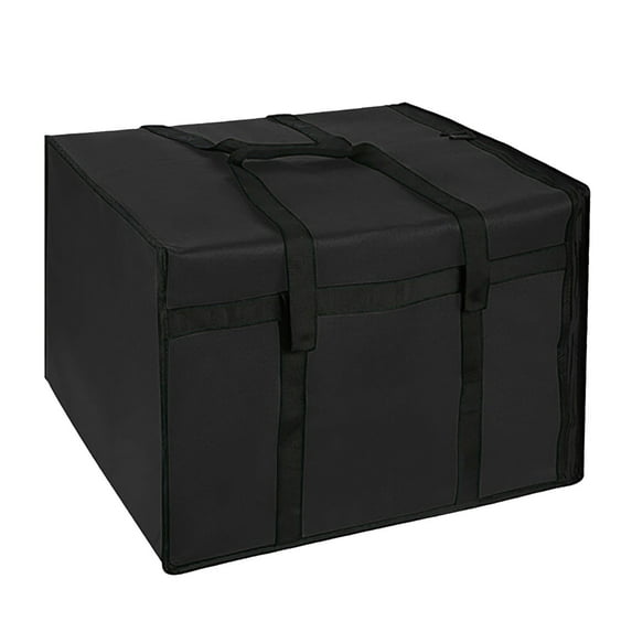 Insulated Food Bag Large Capacity Reusable Thermal Pizza with Zipper Handle for Hot Cold Meals Catering Warmers