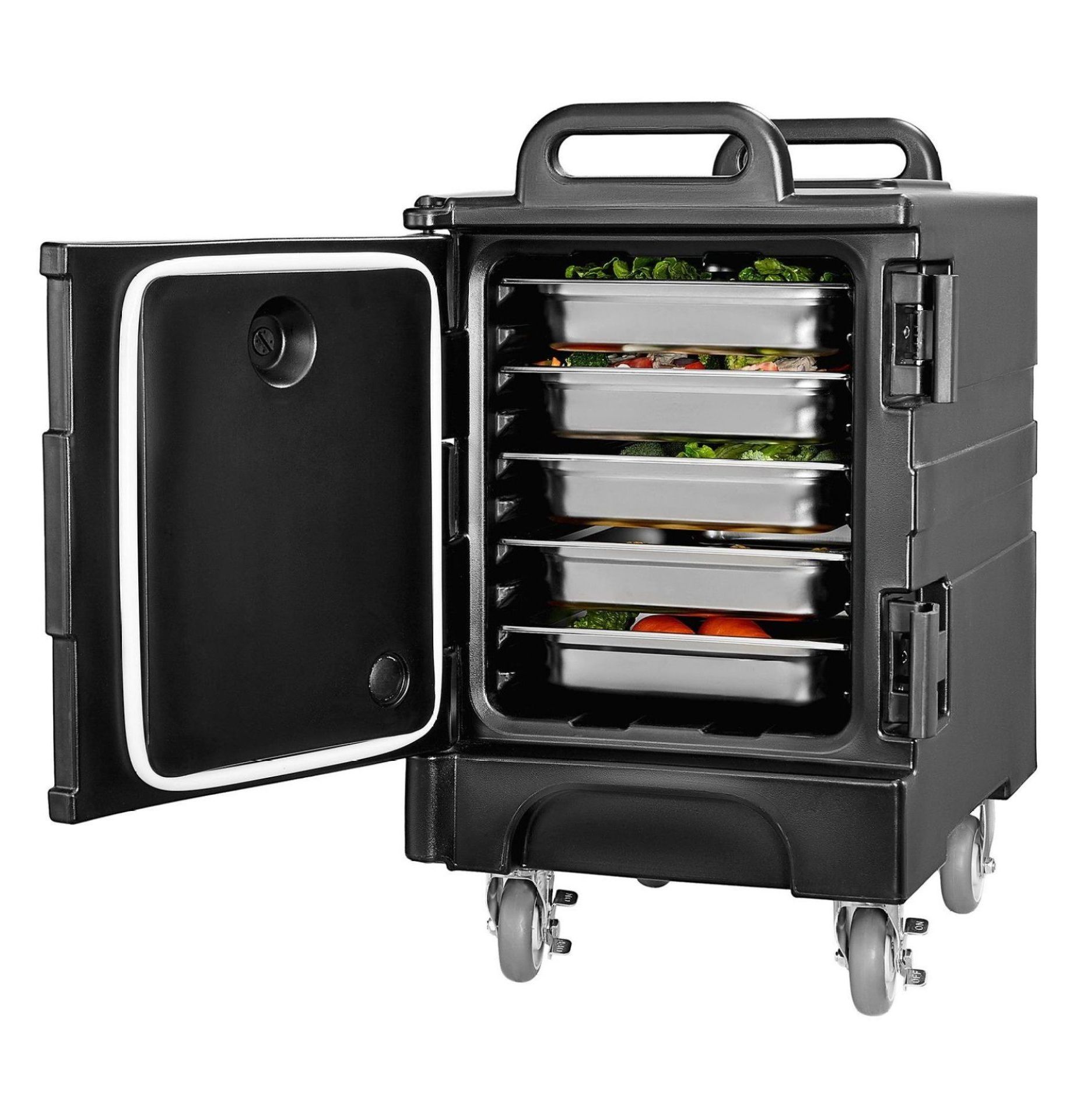 Insulated Food Carrier 81QT Catering Dishbox - Stackable Chafing Dish ...
