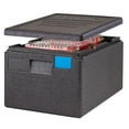 thumbnail image 1 of Insulated Food Carrier Pan Hot Box - Lightweight Thermal Container for Catering & Delivery - Top Load 8" Deep, 1 of 9