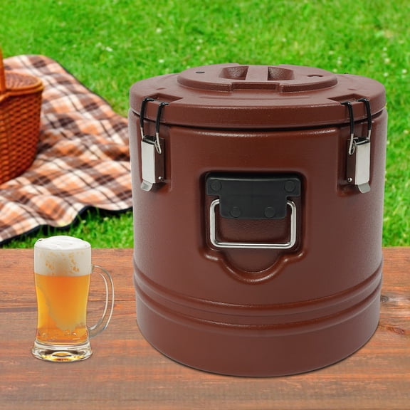 Insulated Food Container, Insulated Bucket, Portable Commercial Soup Container for Hot or Cold Food