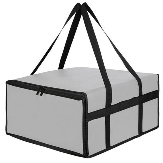 Insulated Food Delivery Bag Pizza Carrier Catering Tote Reusable and Foldable for Outdoor Picnics and Lunch