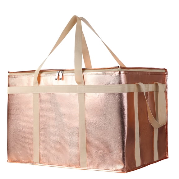 Insulated Food Delivery Bag for Pizza Delivery, Grocery Cooler Bag, Catering Supplies for Rideshare, Thermal Bags for Cold and Hot Food Carrier