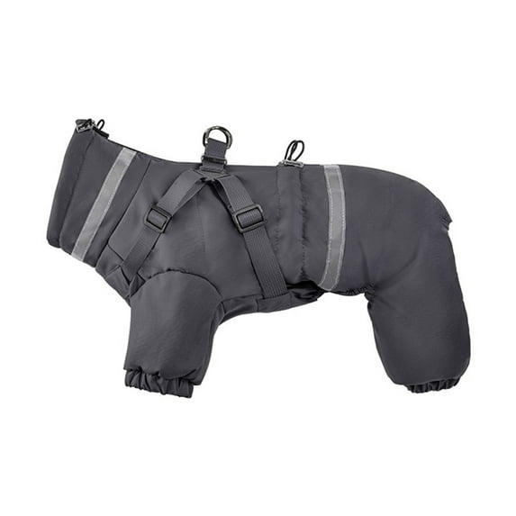 Insulated Four Legged Dog Coat for Winter and Autumn Outdoor Adventures with Superior Warmth and Traction Capabilities