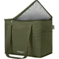 thumbnail image 1 of Insulated Grocery Bag - Leak Proof, X Large Cooler Bag - Insulated Shopping Bags for Groceries - Travel Cooler Bag for Frozen and Hot  with Zippered  (Forest), 1 of 7