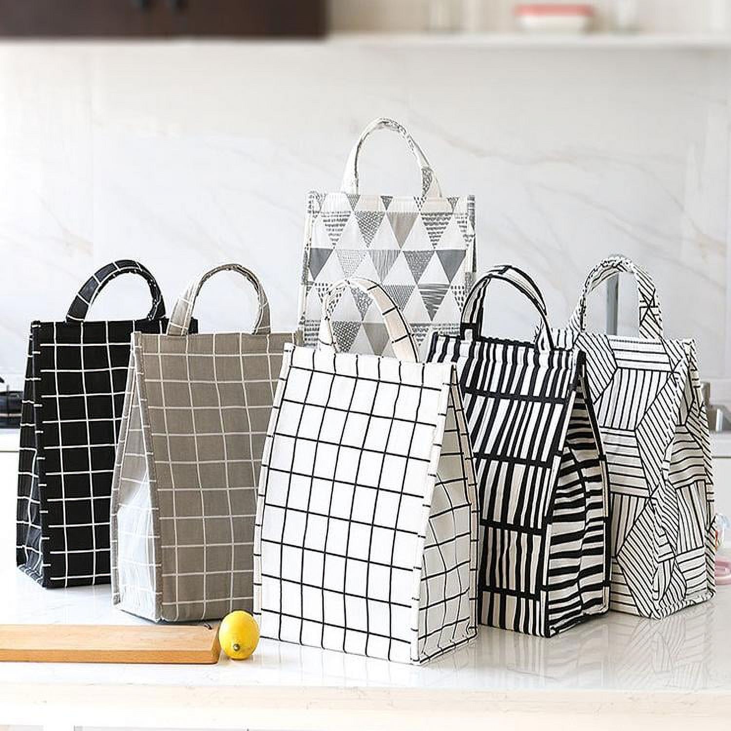 Insulated Grocery Bag Thick Tall with Insulation for Women and Men Tote