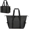 thumbnail image 1 of Insulated Grocery Thermal Tote Bags for Frozen Cold Hot Foods, Reusable Insulation Zippered Bag for Shopping, Travel, Picnic ,Lunch, 1 of 8
