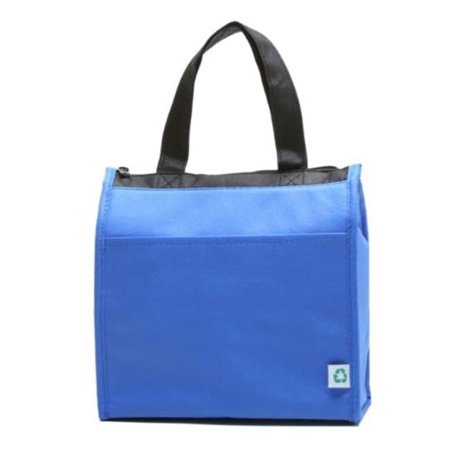 Insulated Hot & Cold Cooler Totes, Royal Blue - Case of 50