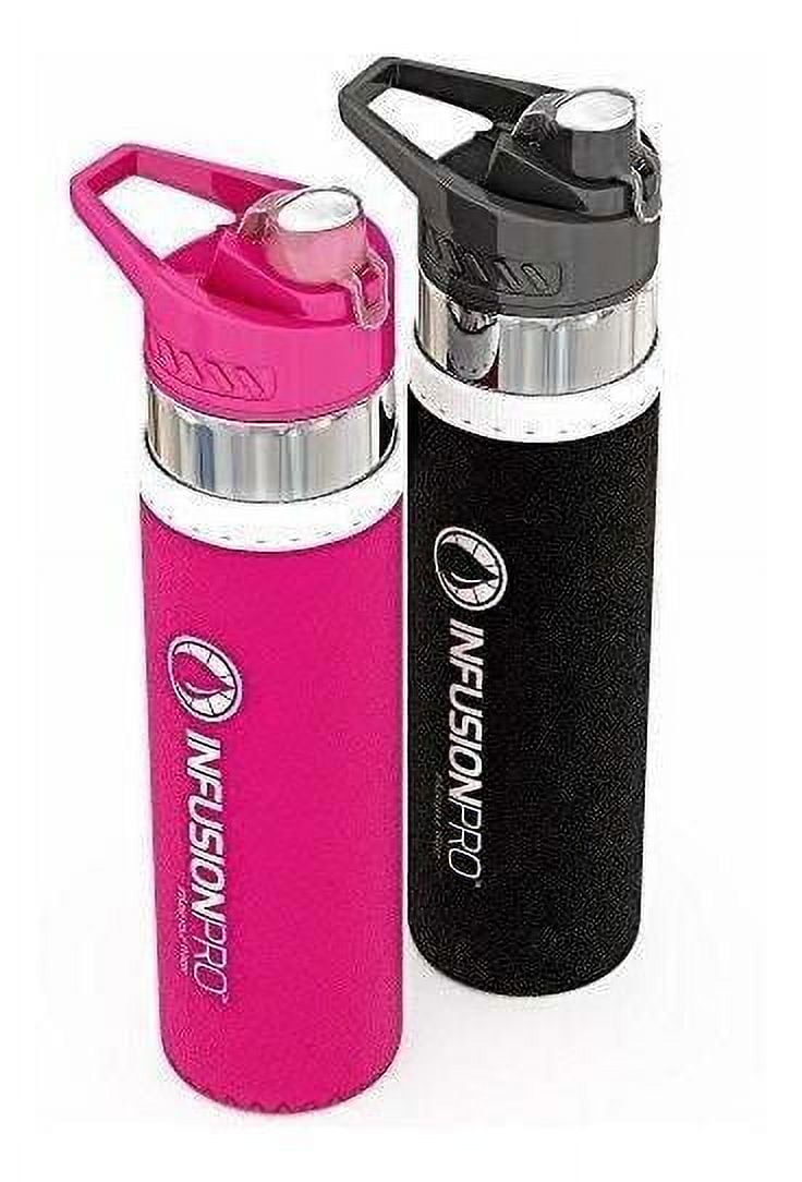 Insulated Infusion Water Bottle with Neoprene Sleeve