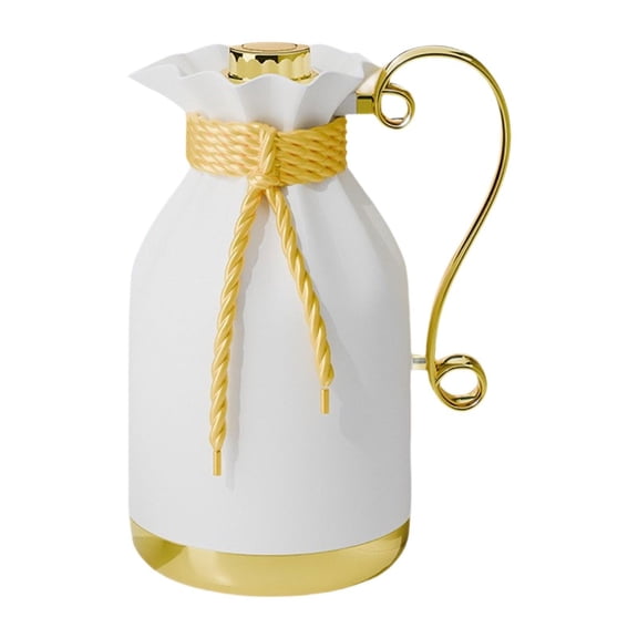 Insulated Kettle Coffee Carafe Glass Pitcher 1000ml Leakproof Design for Family Gatherings Office