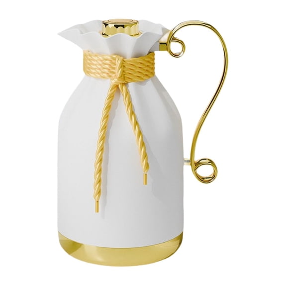 Insulated Kettle Coffee Carafe Glass Pitcher 1000ml Leakproof Design for Family Gatherings Office