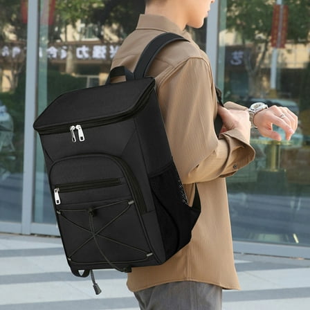 Insulated Leak-Proof Cooler Backpack with Large 20L Capacity for Outdoor Camping Beach Picnics and Travel