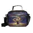 thumbnail image 1 of Insulated Lunch Bag 6L Leak-Proof Lunch Box with Shoulder Strap Multiple Pockets Lunch Tote Mystical Silhouette, 1 of 9