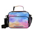 thumbnail image 1 of Insulated Lunch Bag 6L Leak-Proof Lunch Box with Shoulder Strap Multiple Pockets Lunch Tote Tie-dye Clouds Pattern, 1 of 9