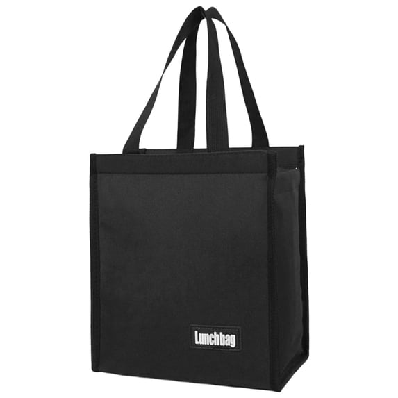 Insulated Lunch Bag for Adults Large Capacity Cooler Reusable Thermal Lunch Box for Work Travel Picnic, Leak Proof Soft Cooler Tote with Zipper for Men Women Office, 1 Lunchbox Bag