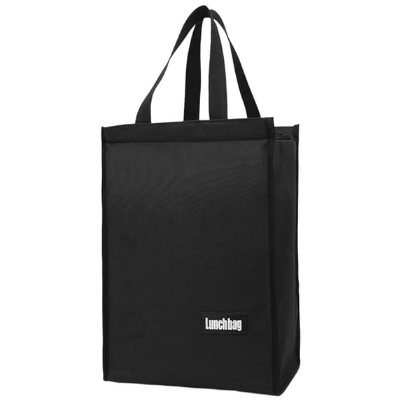 Insulated Lunch Bag for Adults Large Capacity Cooler Reusable Thermal Lunch Box for Work Travel Picnic, Leak Proof Soft Cooler Tote with Zipper for Men Women Office, 1 Lunchbox Bag