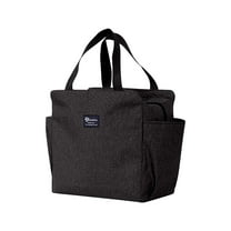 Insulated Lunch Bag Cooler - Thermal Food Storage with Front Pocket, Portable Picnic Bag for School, Work, Office, Travel, 260G Lightweight