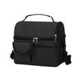 thumbnail image 1 of Insulated Lunch Bag,Double Layer Lunch Bag for Women/Men,Large Capacity Insulated Lunch Bag with Shoulder Strap/Handles, Leak Proof Cooler Bag for Work,School,Picnic, 1 of 8