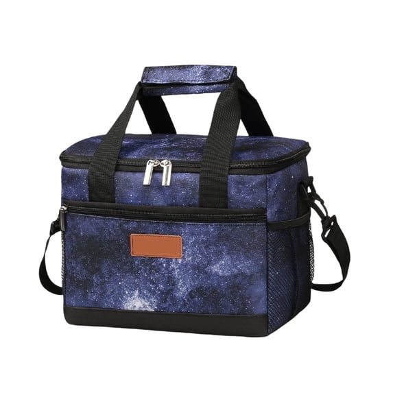Insulated Lunch Bag Foldable Leak-Proof Tote with Shoulder Strap Food Container