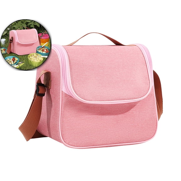Insulated Lunch Bag, Ice-Preserved Bento Carrier, Freshness-Maintaining Meal Tote for Office Use