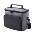thumbnail image 1 of Insulated Lunch Bag | Large Insulated Cooler Bag for Work, Canvas Lunch Bag with Shoulder Strap for Men and Women, Grey Insulated Tote Bag, 1 of 5
