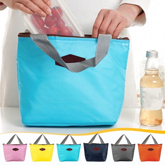 Insulated Lunch Bag Lightweight Foldable Cooler Tote Reusable Thermal Food Bag Keeps Meals Hot or Cold for Hours Ideal for Office Picnic Beach by Xuniizn