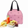 thumbnail image 1 of Insulated Lunch Bag Lunch Box Handbag with Bento Box Water Fruit Fork for Work Office Travel School Picnic (Anime Cartoon Demon Slayer), 1 of 6