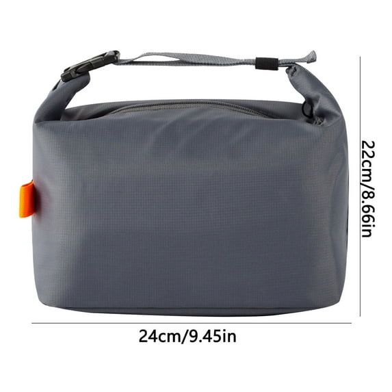 Insulated Lunch Bag, Portable Lunch Box, Large Capacity Waterproof Picnic Cooler Bag with Thickened Aluminum Foil Insulation, Leak-Proof Fabric, Sturdy Handle, Compact and Spacious Design