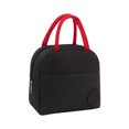 thumbnail image 1 of Insulated Lunch Bag | Reusable Black Lunch Bag for Work and Daily Use, Insulated Lunch Tote for Cold and Hot, 1 of 6