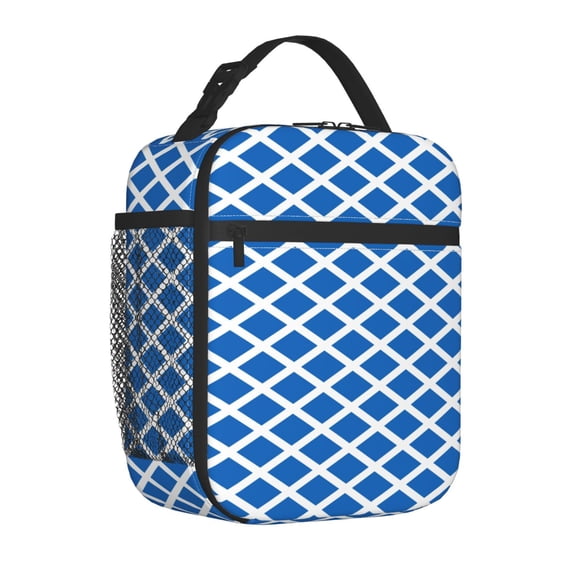 Insulated Lunch Bag Scottish Flag Reusable Lunch Box for Men Women