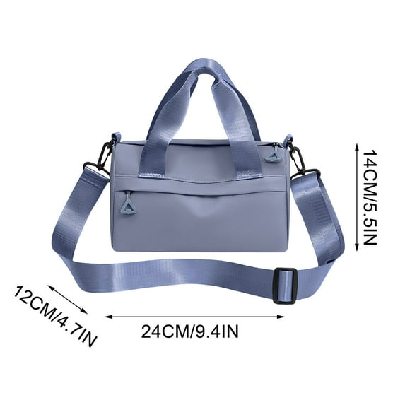 Insulated Lunch Bag, Small Cool Bag, Mini Zip Lunch Box for Outdoor Picnic Work, Adjustable Detachable Shoulder Strap, Nylon Material, Lightweight Portable Cooler Tote