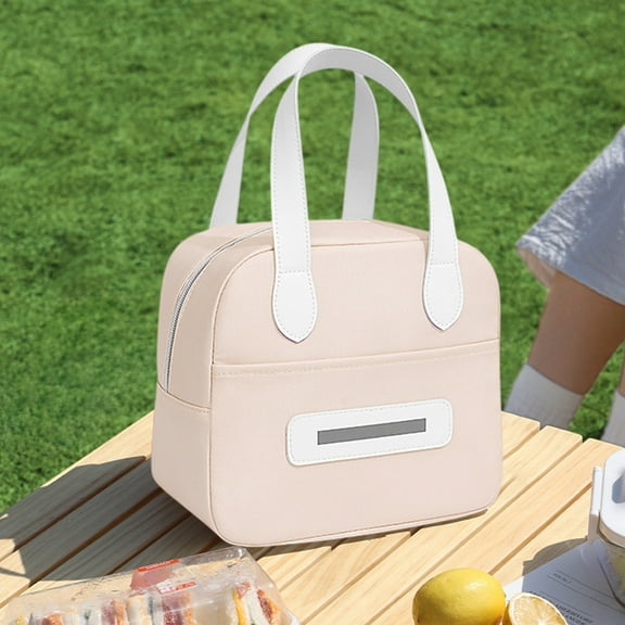 Insulated Lunch Bag, Waterproof Office Lunch Bag, Food-Grade Material, Leak-Proof, Portable Storage, Modern Design, Commuter Use, Eco-Friendly, Meal Carrier TOPLIU