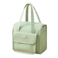 thumbnail image 1 of Insulated Lunch Bag for Women, Large Thermal Lunch Tote for Work, Waterproof & Easy-Clean Adult Lunch Box, Holds 2 Containers & Drink, 10.2" Lunch Bag for Office, School, Picnic ,Green, 1 of 3