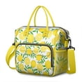 thumbnail image 1 of Insulated Lunch Bag Women, Leakproof Large Lunch Box, Reusable Lunch Cooler Bag with Adjustable Strap, Lunch Tote Bag for Work Women,Lemon Print Lunch Tote Bags Gifts for Woman, Mom, 1 of 6
