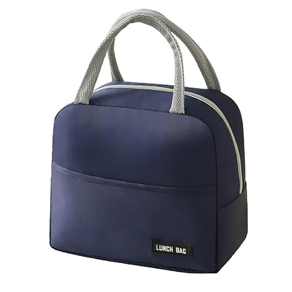 Insulated Lunch Bag for Women Men, Leakproof Lunch Tote with Oxford Fabric, Small Lunch Box for Work Office School, Portable Thermal Food Container for Picnic Hiking