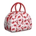 thumbnail image 1 of Insulated Lunch Bag Women, Reusable Crab and Lobsters Tote Lunch Box, Leakproof Cooler Lunch Bags for Work Office Travel Picnic, 1 of 6