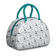 thumbnail image 1 of Insulated Lunch Bag Women, Reusable Monochrome Nautical Anchor Travelling Tote Lunch Box, Leakproof Cooler Lunch Bags for Work Office Travel Picnic, 1 of 4