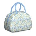 thumbnail image 1 of Insulated Lunch Bag Women, Reusable Turtle Hand Drawn in Watercolor Art Blue Tote Lunch Box, Leakproof Cooler Lunch Bags for Work Office Travel Picnic, 1 of 4